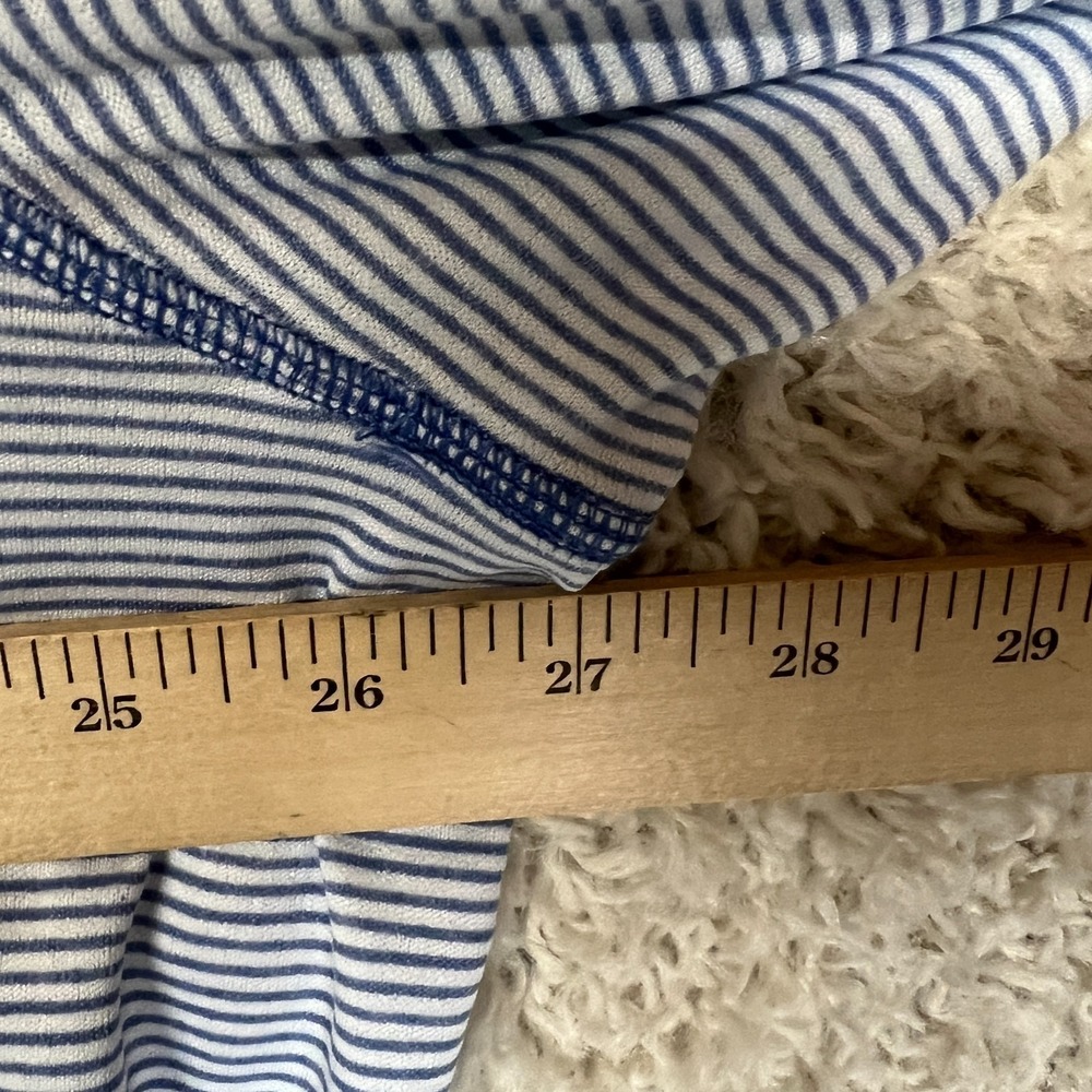 Vineyard Vines Pullover 1/4 Zip Shirt Mens XXL Blue Preppy Performance Striped - Picture 7 of 8